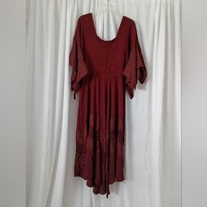 Elegant Red Women's Dress
